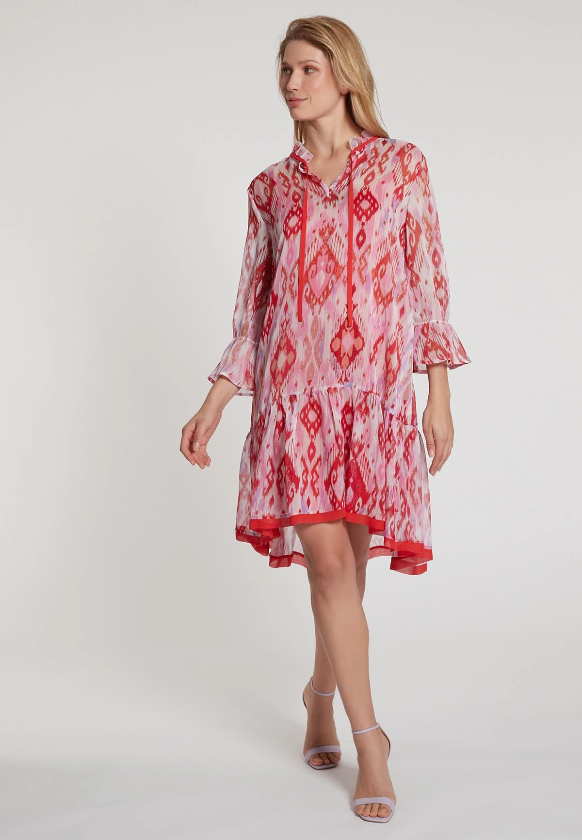 Ana Alcazar Ruches Jurk Giffey 6 Ana Alcazar Ruches Jurk Giffey - Afbeelding 6