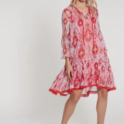 Ana Alcazar Ruches Jurk Giffey