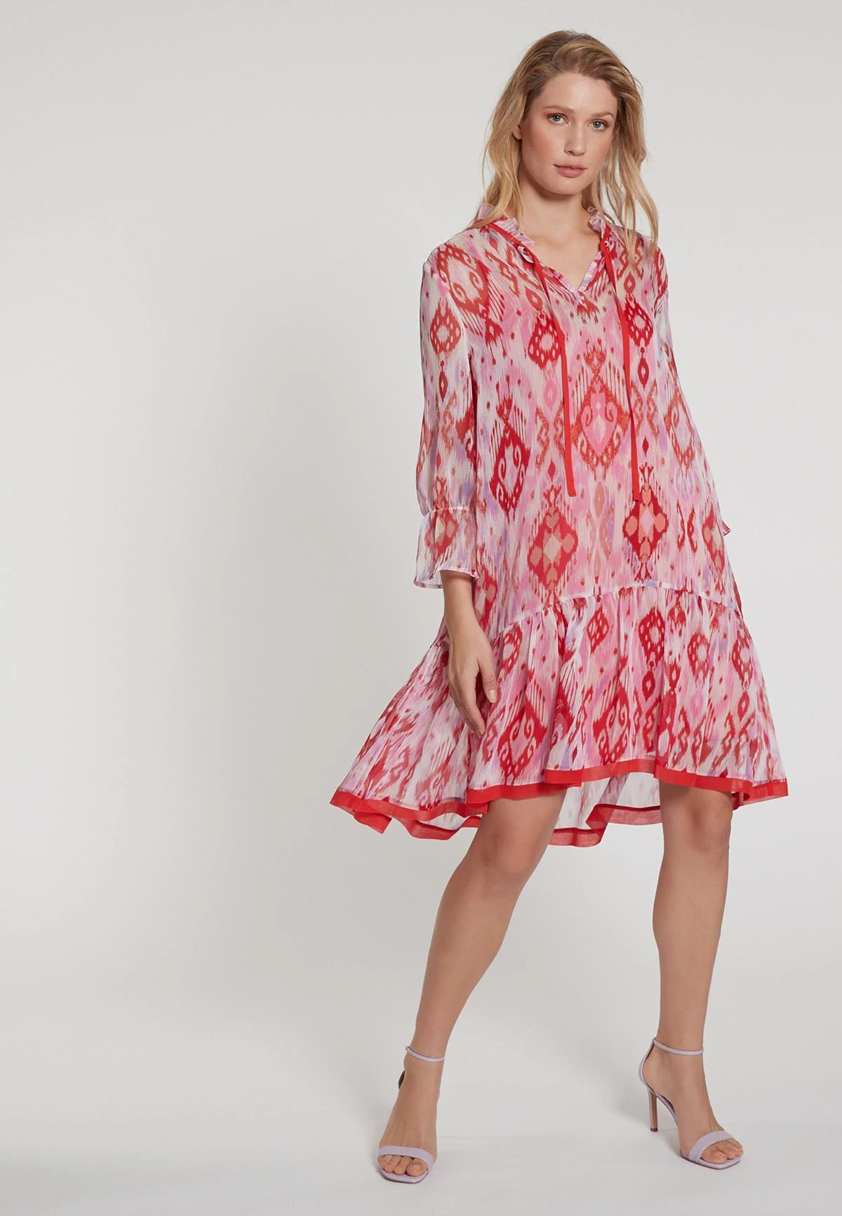 Ana Alcazar Ruches Jurk Giffey 1 Ana Alcazar Ruches Jurk Giffey