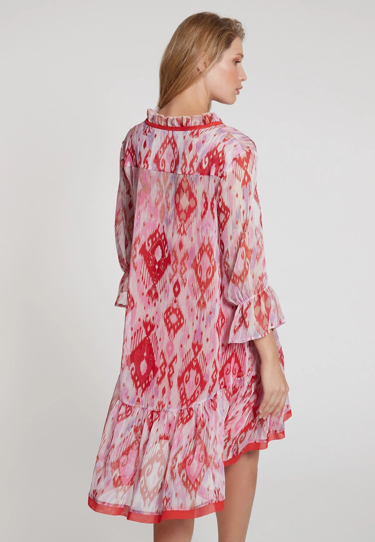 Ana Alcazar Ruches Jurk Giffey 3 Ana Alcazar Ruches Jurk Giffey - Afbeelding 3