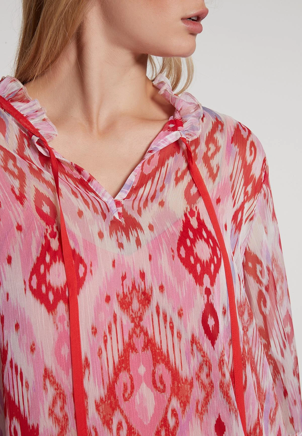 Ana Alcazar Ruches Jurk Giffey 5 Ana Alcazar Ruches Jurk Giffey - Afbeelding 5