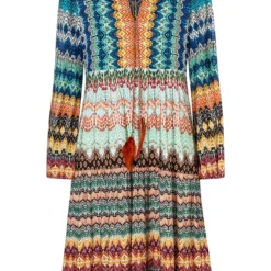 Ana Alcazar Print Jurk Genina -Goedkope Mooie Kled Winkel ana alcazar 049175 3243 9101