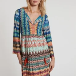 Ana Alcazar Print Jurk Genina -Goedkope Mooie Kled Winkel ana alcazar 049175 3243 9104