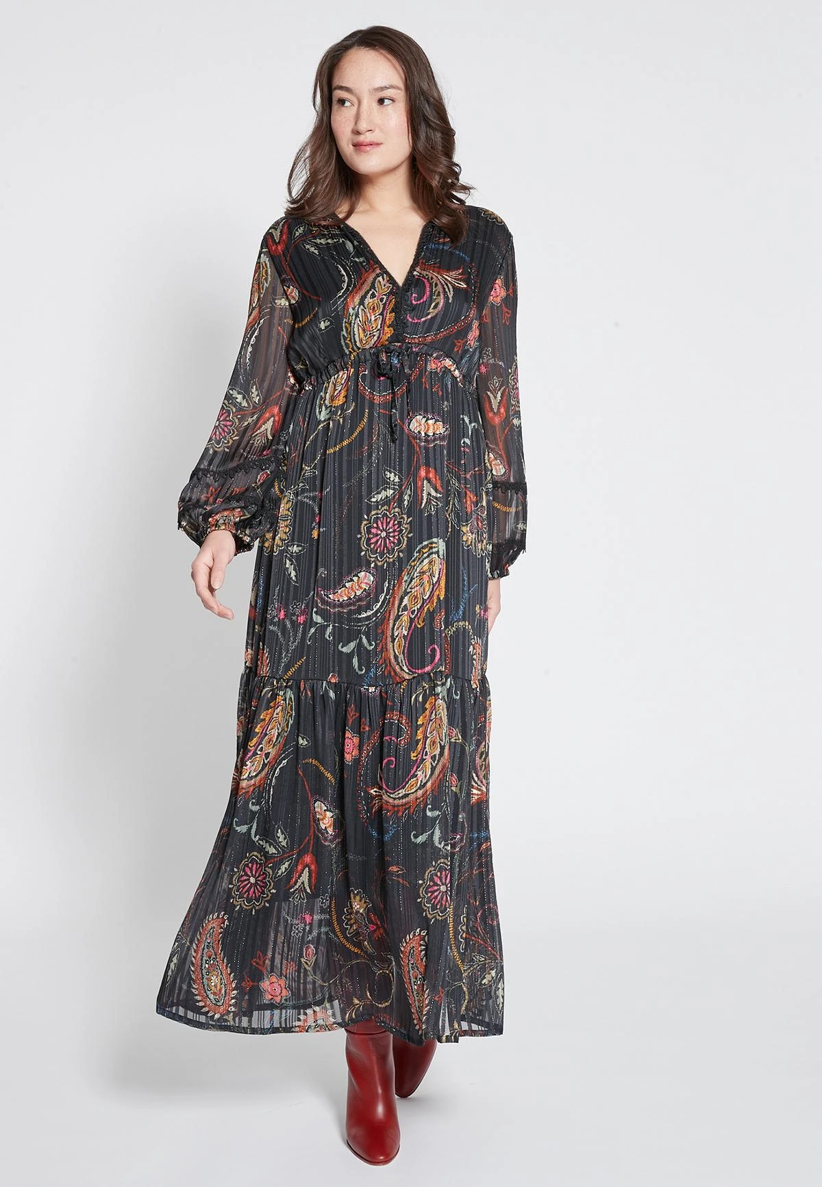 Ana Alcazar Maxi Jurk Habwy 2 Ana Alcazar Maxi Jurk Habwy - Afbeelding 2