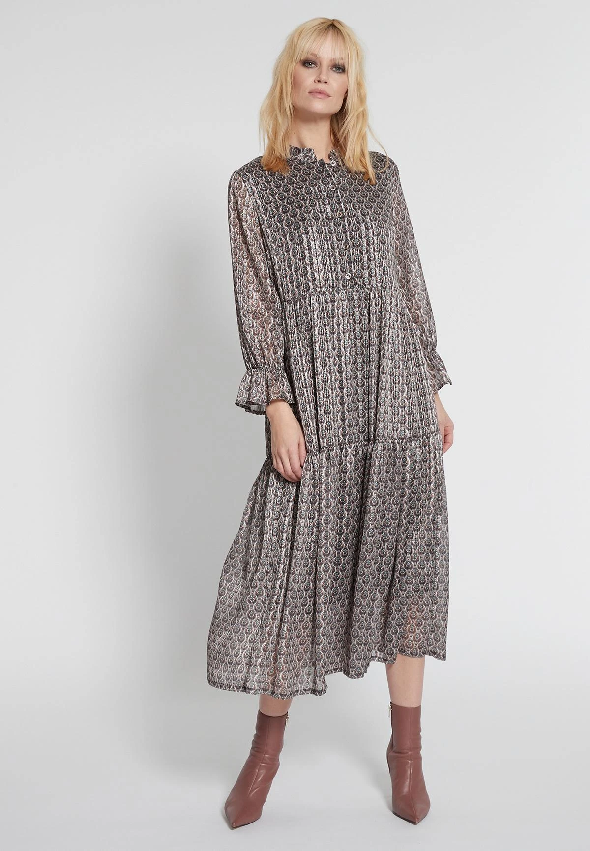 Ana Alcazar Midi Jurk Hadmy 2 Ana Alcazar Midi Jurk Hadmy - Afbeelding 2