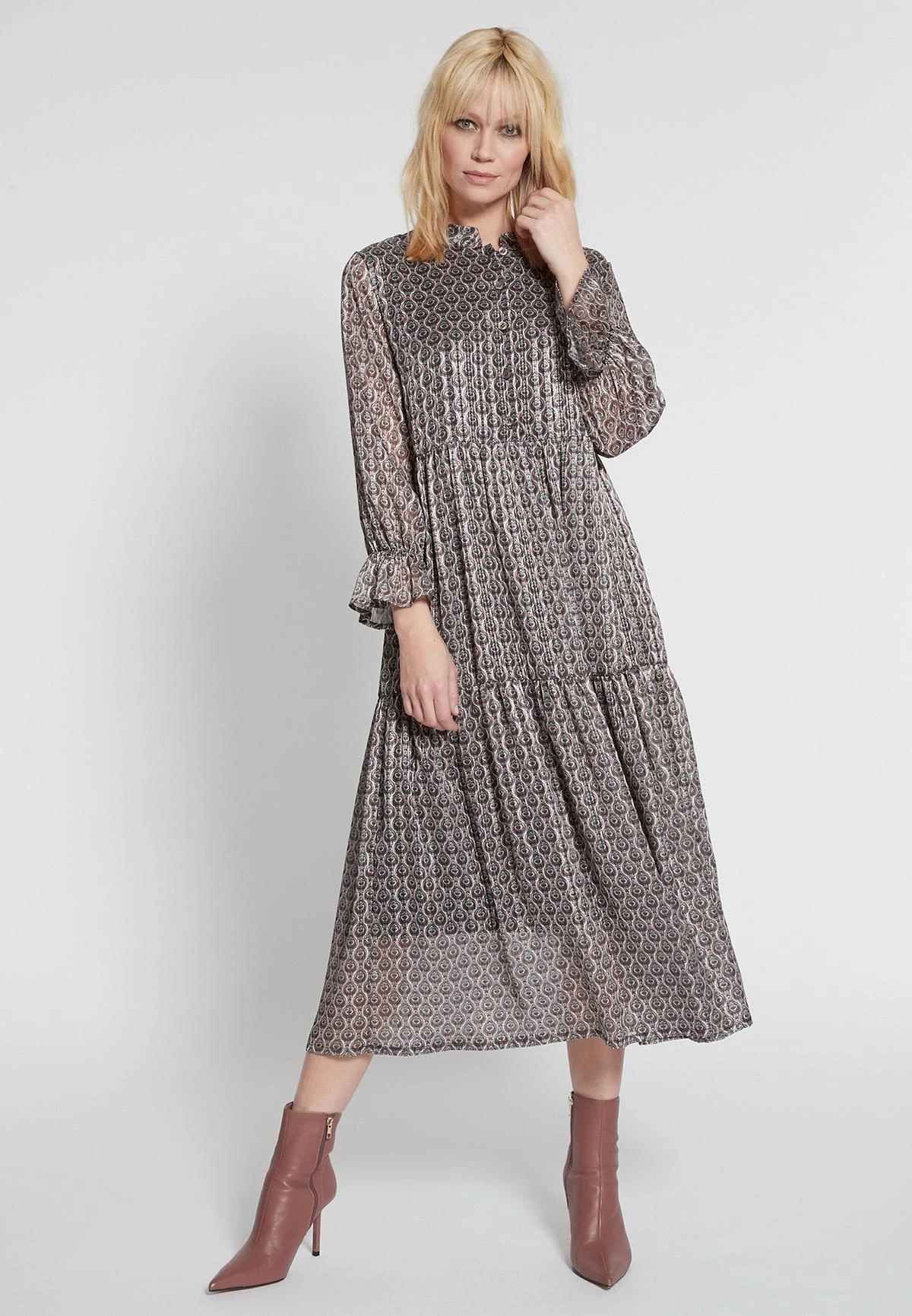 Ana Alcazar Midi Jurk Hadmy 1 Ana Alcazar Midi Jurk Hadmy