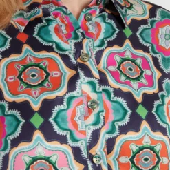 Ana Alcazar Print Jurk Haima -Goedkope Mooie Kled Winkel ana alcazar 049258 3268 9107