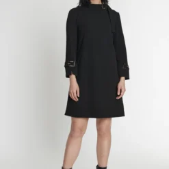 Ana Alcazar Opstaande Kraag Jurk Hapina