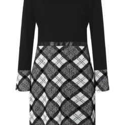 Ana Alcazar Mix Jurk Hetta -Goedkope Mooie Kled Winkel ana alcazar 049344 3285 9101