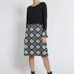 Ana Alcazar Mix Jurk Hetta