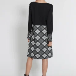 Ana Alcazar Mix Jurk Hetta -Goedkope Mooie Kled Winkel ana alcazar 049344 3285 9104