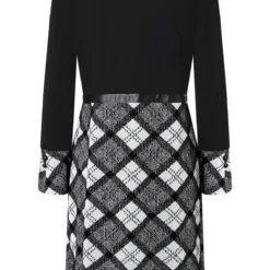 Ana Alcazar Mix Jurk Hetta -Goedkope Mooie Kled Winkel ana alcazar 049344 3285 9106