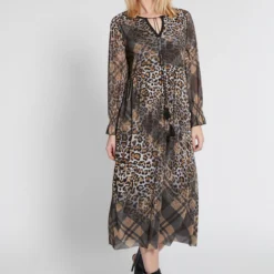 Ana Alcazar Midi Jurk Hilla