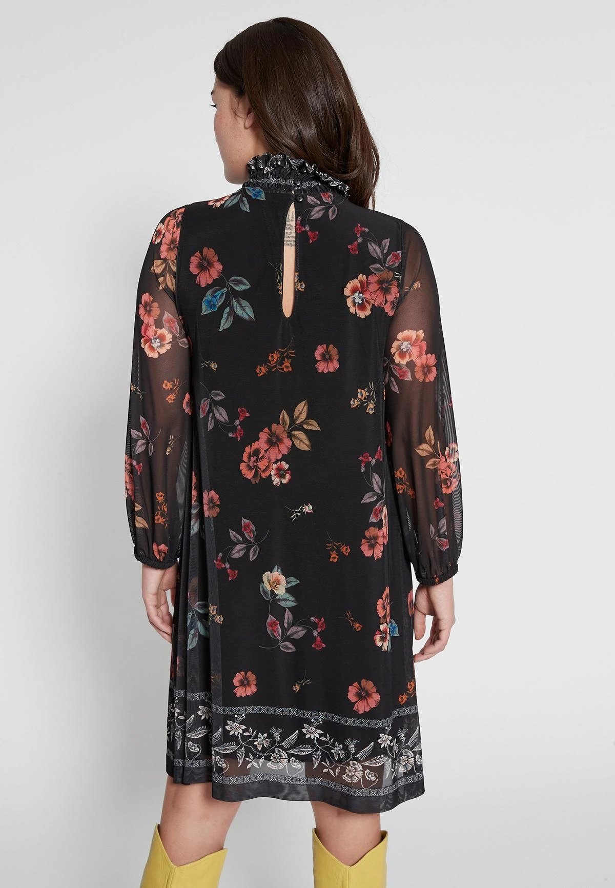 Ana Alcazar Lange Mouwen Jurk Hiane 3 Ana Alcazar Lange Mouwen Jurk Hiane - Afbeelding 3