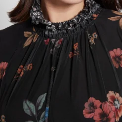 Ana Alcazar Lange Mouwen Jurk Hiane 10 Ana Alcazar Lange Mouwen Jurk Hiane -Goedkope Mooie Kled Winkel ana alcazar 049367 3292 9107