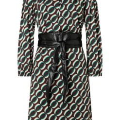 Ana Alcazar Pofmouw Jurk Hiona -Goedkope Mooie Kled Winkel ana alcazar 049399 3299 9101