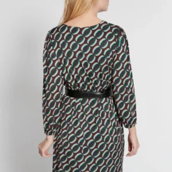 Ana Alcazar Pofmouw Jurk Hiona -Goedkope Mooie Kled Winkel ana alcazar 049399 3299 9104