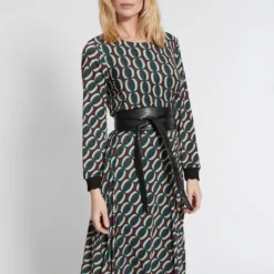 Ana Alcazar Midi Jurk Hiosa 9 Ana Alcazar Midi Jurk Hiosa -Goedkope Mooie Kled Winkel ana alcazar 049400 3299 9104