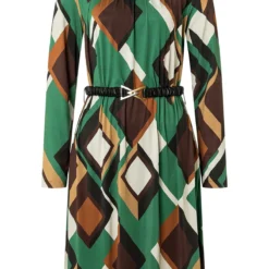 Ana Alcazar Print Jurk Hipla -Goedkope Mooie Kled Winkel ana alcazar 049403 3300 9101