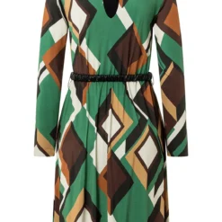 Ana Alcazar Print Jurk Hipla -Goedkope Mooie Kled Winkel ana alcazar 049403 3300 9107