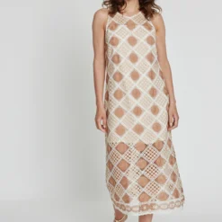 Ana Alcazar Midi Jurk Kabesi