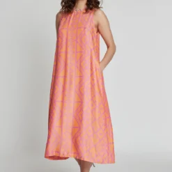 Ana Alcazar Midi Jurk Kadina