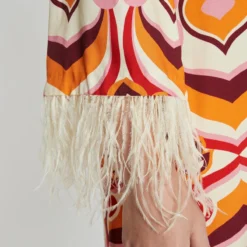 Ana Alcazar 70's Jurk Kama -Goedkope Mooie Kled Winkel ana alcazar 049581 33425