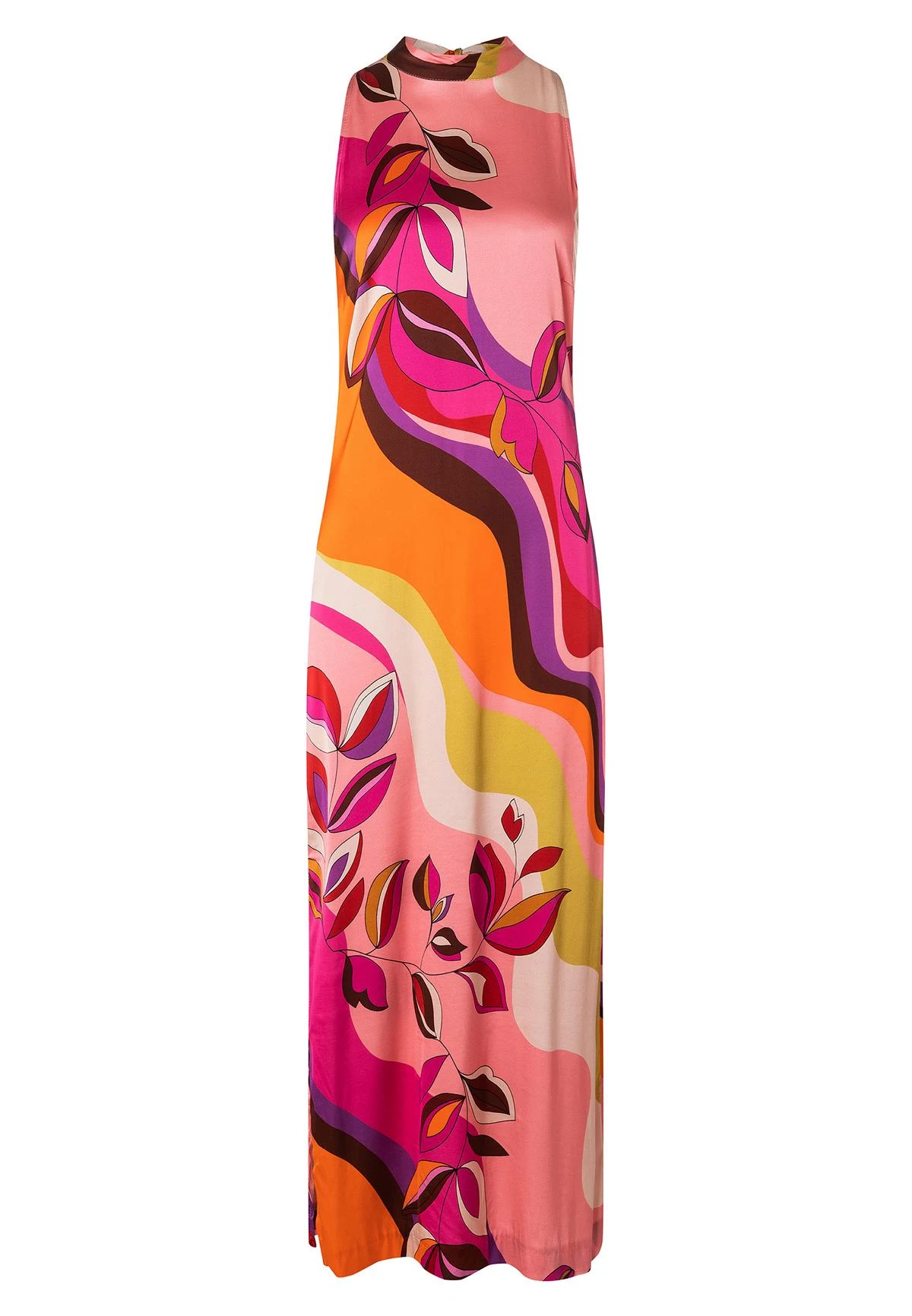 Ana Alcazar Neckholder Jurk Kaffa 6 Ana Alcazar Neckholder Jurk Kaffa - Afbeelding 6