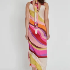 Ana Alcazar Neckholder Jurk Kaffa 8 Ana Alcazar Neckholder Jurk Kaffa -Goedkope Mooie Kled Winkel ana alcazar 049600 33474