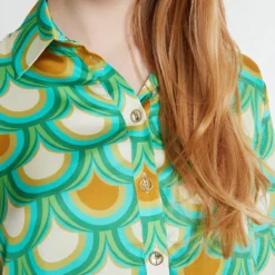 Ana Alcazar Shirt Jurk Kebla -Goedkope Mooie Kled Winkel ana alcazar 049608 33496