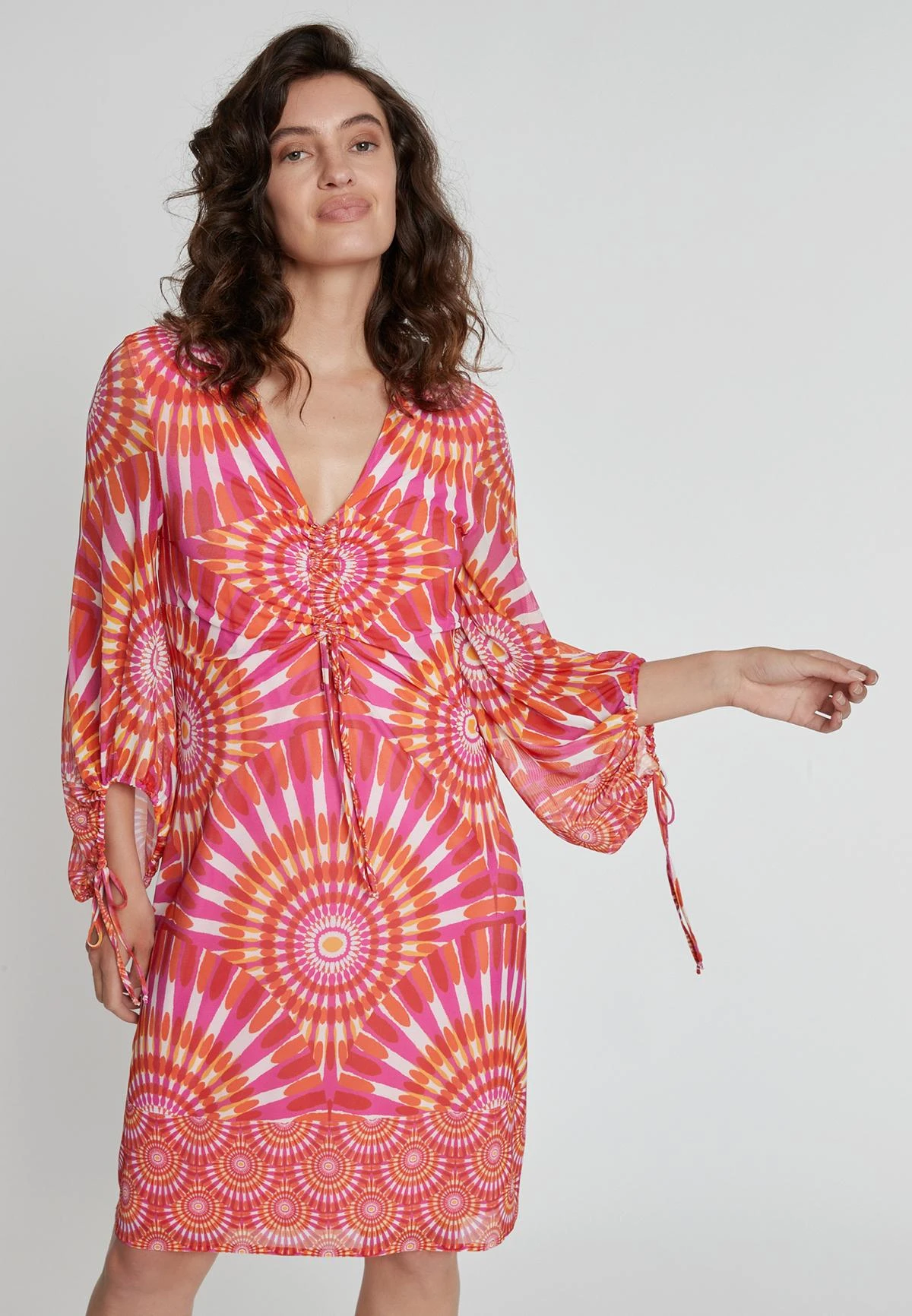 Ana Alcazar Lange Mouwen Jurk Kesta 2 Ana Alcazar Lange Mouwen Jurk Kesta - Afbeelding 2