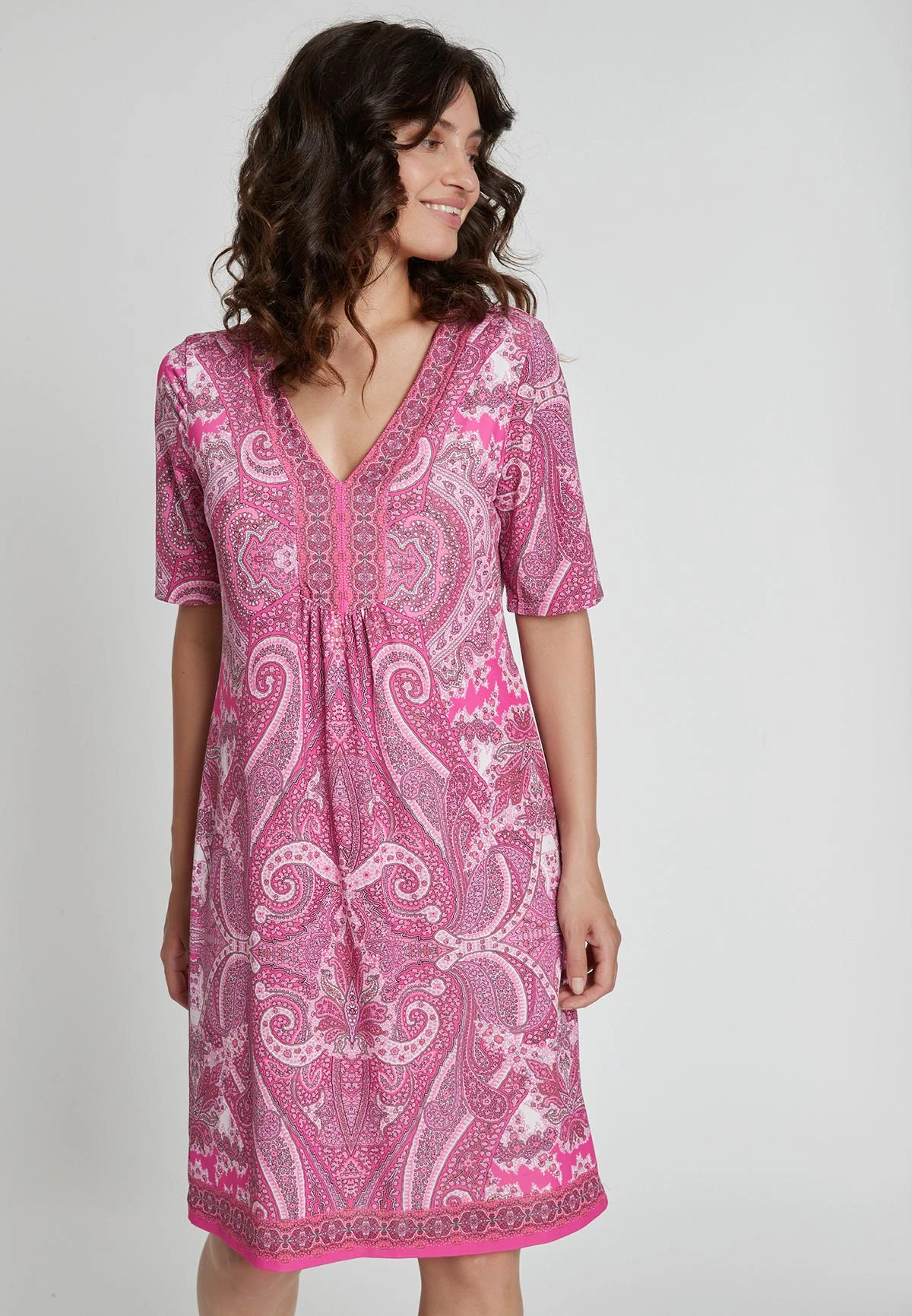 Ana Alcazar Korte Mouwen Jurk Kim 2 Ana Alcazar Korte Mouwen Jurk Kim - Afbeelding 2