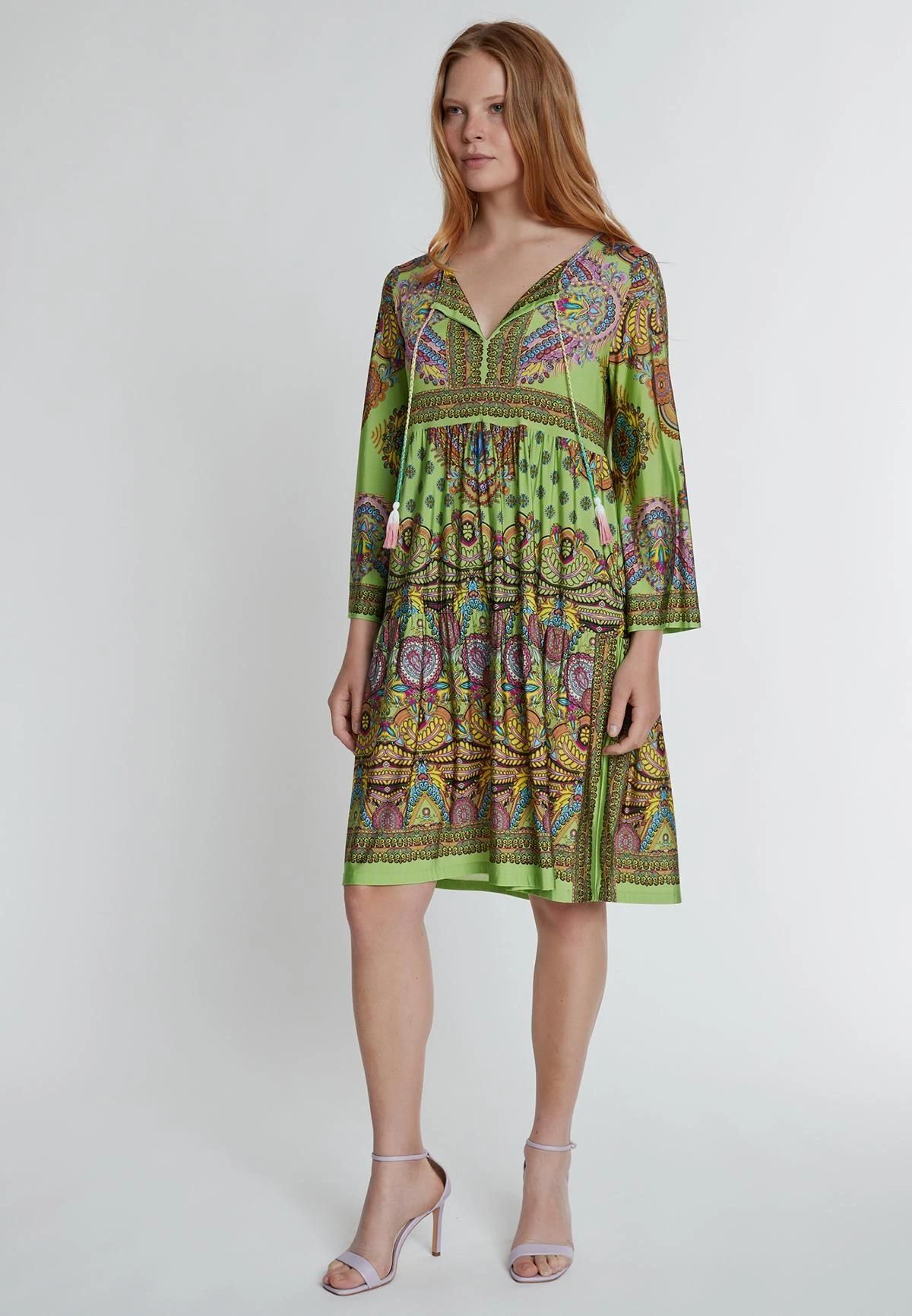 Ana Alcazar Tiered Jurk Kiona 1 Ana Alcazar Tiered Jurk Kiona