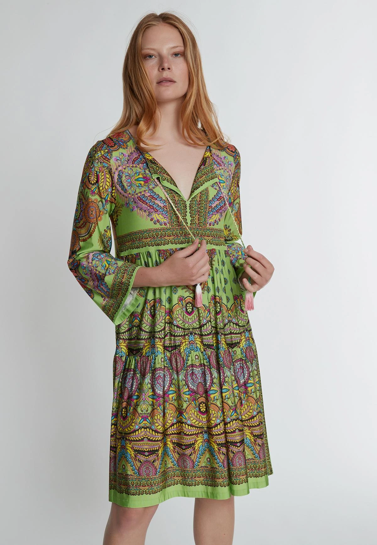 Ana Alcazar Tiered Jurk Kiona 2 Ana Alcazar Tiered Jurk Kiona - Afbeelding 2