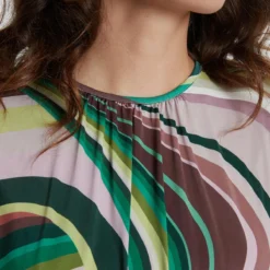 Ana Alcazar Print Jurk Kirea -Goedkope Mooie Kled Winkel ana alcazar 049678 33635