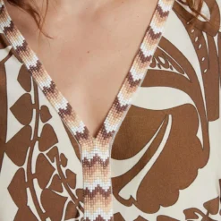 Ana Alcazar Kaftan Jurk Kiwana -Goedkope Mooie Kled Winkel ana alcazar 049692 33655