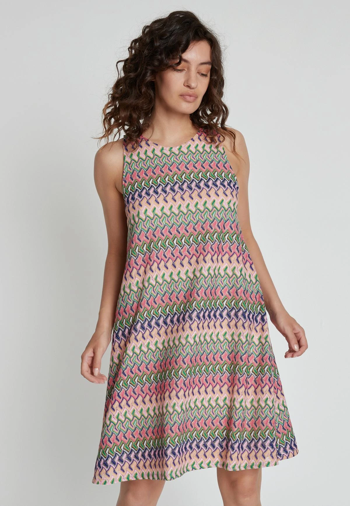 Ana Alcazar Trapeze Jurk Klary 2 Ana Alcazar Trapeze Jurk Klary - Afbeelding 2