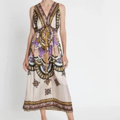 Ana Alcazar Zijde Jurk Lafory