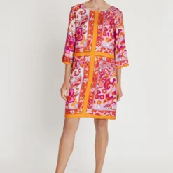 Ana Alcazar Korte Mouw Jurk Lary