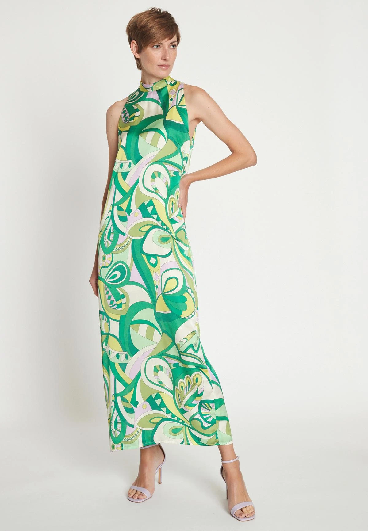 Ana Alcazar Neckholder Jurk Lewi 2 Ana Alcazar Neckholder Jurk Lewi - Afbeelding 2