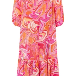 Ana Alcazar Flounce Jurk Liccy -Goedkope Mooie Kled Winkel ana alcazar 049777 33871