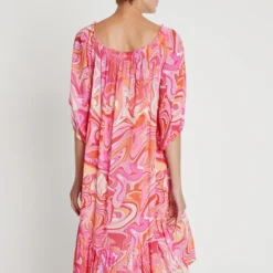 Ana Alcazar Flounce Jurk Liccy -Goedkope Mooie Kled Winkel ana alcazar 049777 33875