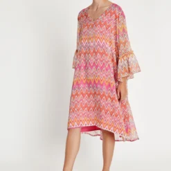 Ana Alcazar Chiffon Jurk Libea