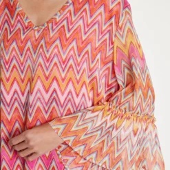 Ana Alcazar Chiffon Jurk Libea -Goedkope Mooie Kled Winkel ana alcazar 049784 33885