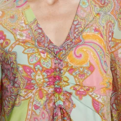 Ana Alcazar Lange Mouw Jurk Lissy -Goedkope Mooie Kled Winkel ana alcazar 049794 33916