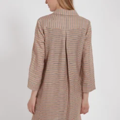 Ana Alcazar Blouse Jurk Zemte Licht-Beige -Goedkope Mooie Kled Winkel ana alcazar 087624 2866 8014