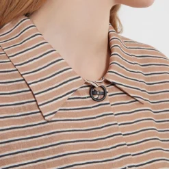 Ana Alcazar Blouse Jurk Zemte Licht-Beige -Goedkope Mooie Kled Winkel ana alcazar 087624 2866 8015