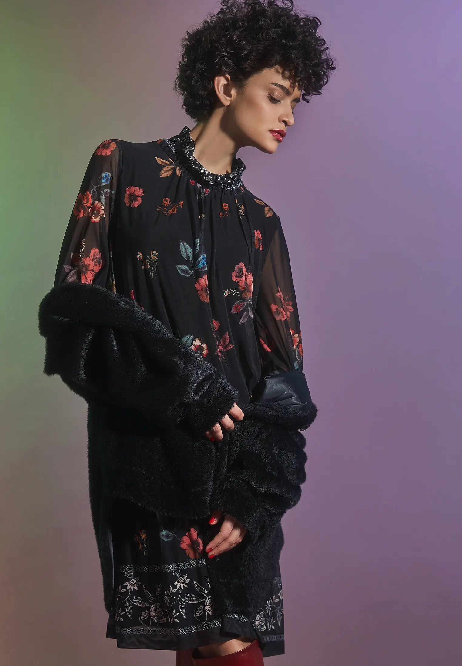 Ana Alcazar Lange Mouwen Jurk Hiane 6 Ana Alcazar Lange Mouwen Jurk Hiane - Afbeelding 6