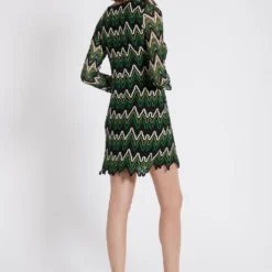 Ana Alcazar Tuniek Jurk Photany Green -Goedkope Mooie Kled Winkel h18 ana alcazar 046749 2643 910 3